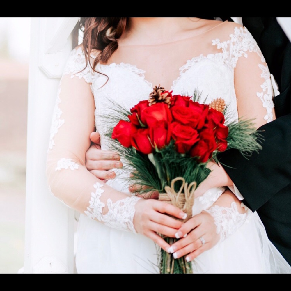 Wedding Dress! Ivory over nude
